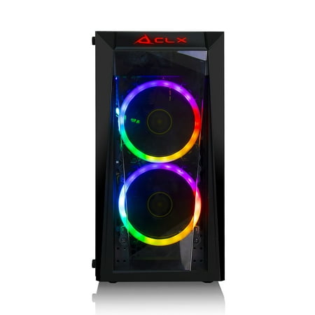 CLX - SET Gaming Desktop - AMD Ryzen 5 3600 - 16GB Memory - NVIDIA GeForce RTX 3060 Ti - 240GB SSD + 2TB HDD