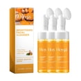 thumbnail image 2 of Pisexur Belleza Maquillaje Limpiador facial hidratante de cúrcuma (3 unidades), reduce los poros, refresca, aclara las manchas, unifica el tono y da luminosidad (300 ml).para mujeres y hombres, 2 of 9