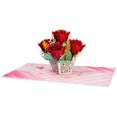 thumbnail image 4 of Lovely Roses Pop Up Card - 5"x7", 4 of 6