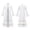 White, variant on Clergy Robe for Women Long Sleeve Stand Collar Cassock Flared Sleeves Button Vestments Halloween Cosplay Costume