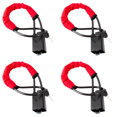 thumbnail image 1 of Cerradura Giratoria para Volante Coche Hebillas Seguridad Antirrobo () Roja, 1 of 4