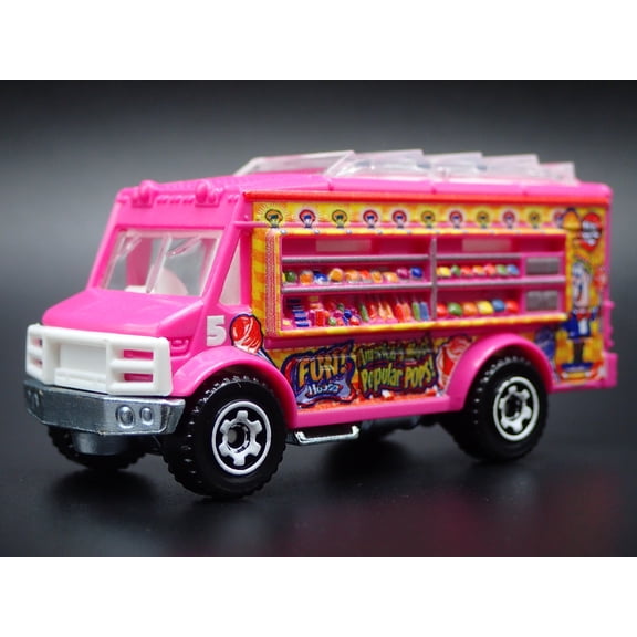 Open Box FOOD TRUCK CHARMS CANDY LOLLIPOP PINK 1:64 MB SCALE DIORAMA DIECAST MODEL CAR