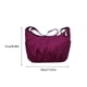 thumbnail image 2 of Qarigey Bolso de mensajero para mujer, bandolera con fecha de fiesta, para citas, escuela, oficina, compras, Picnic, almacenamiento, bolso de hombro para Bolsas de mensajero y de hombro Morado oscuro Qarigey AP018040-03, 2 of 6