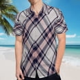 thumbnail image 5 of High Quality Hawaiian Shirts for Men Short Sleeve Aloha Beach Shirt Floral Summer Casual Button Down Shirts Blouses WZEAST, 5 of 7