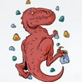 thumbnail image 2 of CafePress - Trex Indoor Rock Climbing Body Suit - Long Sleeve Cotton Baby Bodysuit, 2 of 4