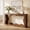 Dark Brown, variant on Fnova 63" Long Farmhouse Console Table for Entryway, Wave-Shaped Wood Entryway Table, Sofa Table for Living Room, Dark Brown