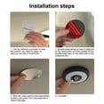 thumbnail image 4 of Car Interior LED Reading Light USB Charge Roof Ceiling Blue White Lamps Round, 4 of 5