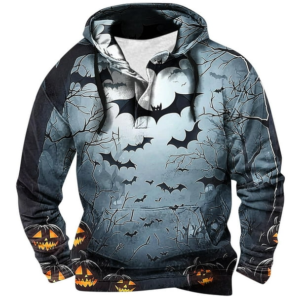 Sudaderas con capucha para hombre, moda, bolsillos, manga larga, estampado, sudaderas con capucha, blusa para hombre, blusa de poliéster