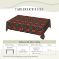 thumbnail image 6 of Rectangle Table Cloth, Walker Clan Plaid Scottish Kilt Tartan Resistant Washable Tablecloth Decorative Table Cover for Dining, Indoor and Outdoor, 6 of 6