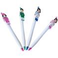thumbnail image 4 of Milisten 4Pcs Press-type Ballpoint Pen Cartoon Nurse Writing Pen Portable Ballpoint Pen Funny Writing Pen, 4 of 5