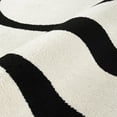 thumbnail image 4 of Abani Deco Collection Area Rug Mid Century Modern Bedroom Living Room Decor Floor Rug 5 x 8 Cream Black, 4 of 7