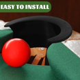 thumbnail image 3 of 6 Pcs Insert de Table de Poche de Remplacement, 4 Coins 2 Inserts de Coin pour Accessoires de Remplacement de Pare-Chocs de Table de Piscine, 3 of 5