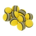 thumbnail image 4 of Justharion 10 EVA Foam Sponge Golf Balls for Effective Swing Practice Training Yellow Style A 5Set, 4 of 6