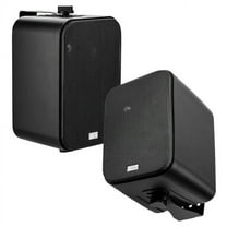 4” 3-Way Compact Outdoor Patio Speaker Pair 80W, IP54 Rated, AP450 (Black)