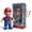 Super Bros-Red, variant on Guvpev Super Bros Action Figure Plush, 11.8" Anxiety Relief Vinyl Super Brothers Cuddly Toy with Music & Walking, 3 Switchable Audio Tracks Classic Video Game Character Plushie, Unique Gift for Fans