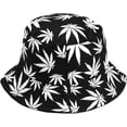 thumbnail image 5 of CoCopeaunts Maple Leaf Bucket Hat for Women Wide Brim Sun Protection Couple Summer Cotton Foldable Men Fisherman Hats All-Match, 5 of 8