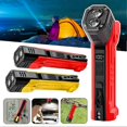 thumbnail image 2 of XTE+COB Dual Light Flashlight - Magnetic Clip LED Work Lights, 180 Rotating, USB-C Rechargeable, IPX4 Waterproof, 600LM, Digital Display, 2 of 5