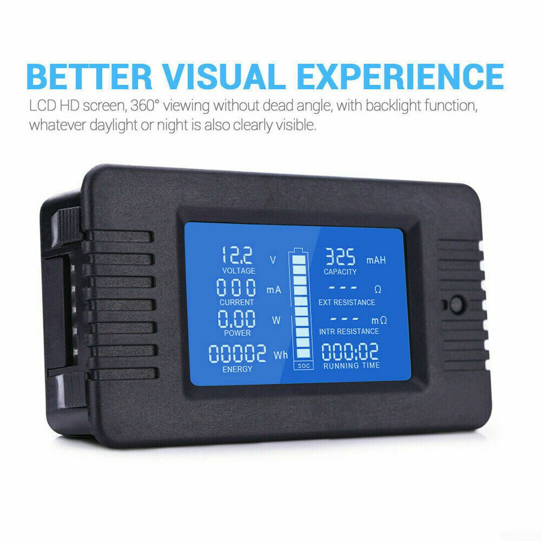 Digital Monitor LCD Watt Meter DC Ammeter RC Battery Power Volt Amp Analyzer US* 
