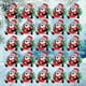 thumbnail image 2 of 50 broches navideños con luces LED: pines de solapa de Papá Noel con luces LED, adornos para bolsos, pines esmaltados con purpurina y dibujos animados., 2 of 4