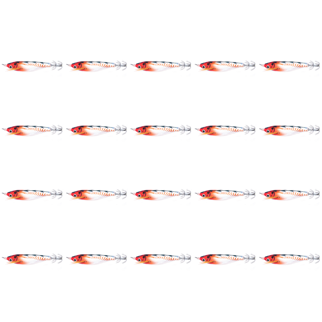 Señuelo Pesca Luminoso Anzuelos Calamar Artificiales Cebos Jigging () Blanco