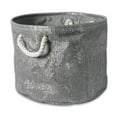 thumbnail image 1 of DII CAMZ36837S 13,75 x 13,75 x 12 Po Bac de Rangement Rond en Papier Lurex&44; Gris & Argent - Petit, 1 of 1