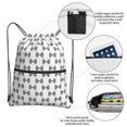 thumbnail image 3 of Pofeuu Signal Icon Print Drawstring Backpack Water Resistant String Bag Sports Sackpack Gym Sack with Side Pocket for Men Women, 3 of 6