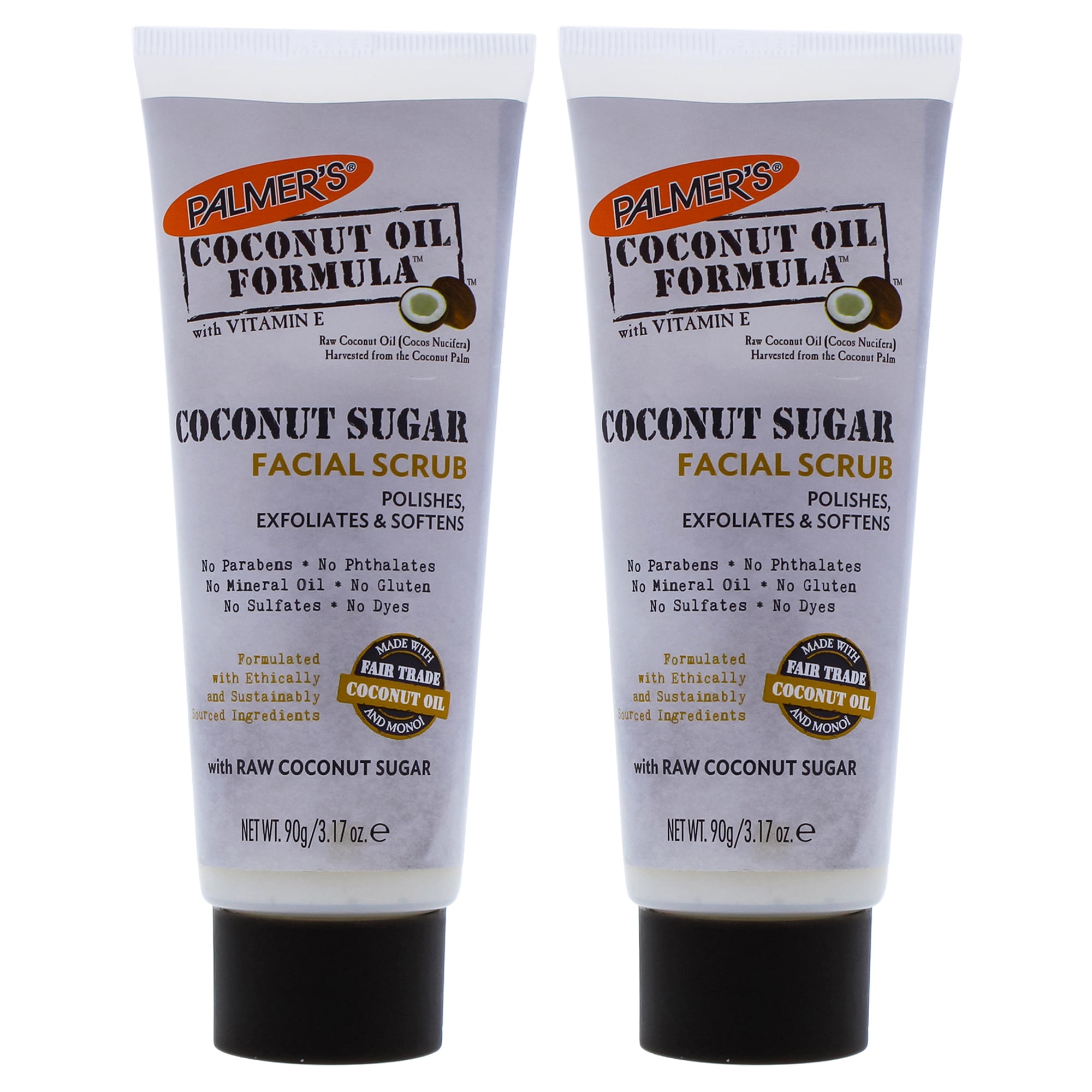 2 Pack Palmers Coconut Sugar Facial Scrub 3.17 oz