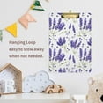 thumbnail image 5 of GZHJMY Lavender Flower Clipboards Acrylic A4 Letter Size Clipboards with Metal Clip for Nurses, Students, Teachers, Classroom, Office, 5 of 7