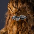 thumbnail image 3 of Jeweled Barrette Rhinestone Barrette Luxury Sparkly Hair Clips Fashion Accessory for Women, 3 of 8