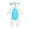 Sky Blue8, variant on Boys Girls Rabbit Animal Onesie Hooded Full Zip Plush Jumpsuit with Ears & Tail Casual Sizes,18-24 Months