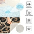 thumbnail image 6 of IAUYY 24x20 Inch Bath Mat Thick Soft Plush Shower Mat TPR Backing Material Non Slip Bath Mats for Bathroom for Tub Shower Hotel Warm Brown, 6 of 9