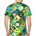 thumbnail image 2 of Mens Super Mario Luigi 3d Print T-Shirt Crewneck Short Sleeve Tee Shirt, 2 of 7
