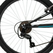 Huffy 24 Trail Runner Mountain Bike, Fits Riders 58” - 70”, Teal, Adult, Womens