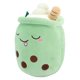 thumbnail image 1 of Almohada para taza de té de leche Bling Bling algodón suave muñeca abrazadora de felpa verde, 1 of 12
