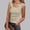 Beige, variant on Women's Tennis Tanks Women's Square Neck Tank Top Sleeveless Casual Layering Shirt for Summer Comfortable Basic Top for Everyday Outfits Beige M