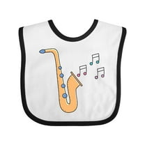 Inktastic Saxophone Player Music Girls Baby Bib