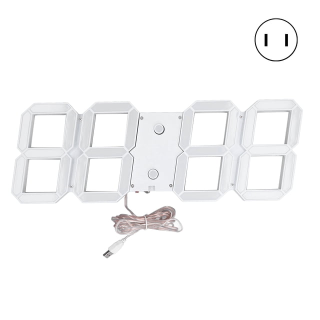 Wall Mounted Clock,Wall Clock Intelligent Dimming Hanging Clock Home Supplies Enhanced Features