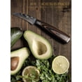thumbnail image 4 of Kessaku 3.5-Inch Paring & 2.75-Inch Bird's Beak Tourne & 5.5-Inch Utility Knife Set - Samurai Series - Forged High Carbon 7Cr17MoV Stainless Steel - Pakkawood Handle with Blade Guards, 4 of 11