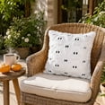 thumbnail image 5 of Halloween Pillow Covers, 18x18 inch White Ghost Throw Pillow Covers, Faux Fur Soft Couch Cushion Case, Fluffy Plush Accent Throw Pillow Case for Halloween Home Decor Indoor, 5 of 8