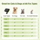 thumbnail image 2 of Slicker Brush Pecute, autolimpiante, para perros, gatos y conejos, 2 of 8