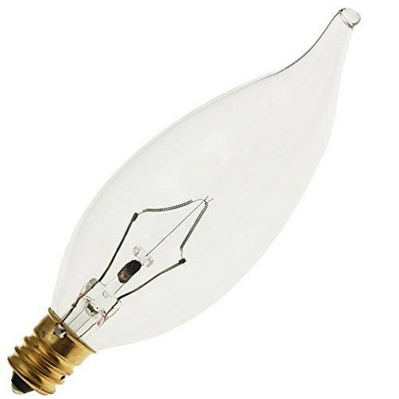 Industrial Performance 60CFC 130V, 60 Watt, CA10, Candelabra Screw (E12) Base...