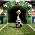thumbnail image 5 of Sruoe Halloween 7 Inch Desk Goose Outfits, Mini Geese Soccer Clothing Set Porch Goose Clothes, Desktop Goose Outfits, Costume Clothes for Table Decor Tabletop Goose Accessory Holiday, 5 of 9