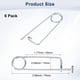 thumbnail image 3 of Uxcell 6-Pack Pin de Seguridad de Pasador en Forma de Broche, Pines de Acero de Resorte M2x45mm, Sujetadores de Broche de Bloqueo Rápido, Clips Retenedores Pesados, 3 of 7