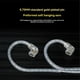 thumbnail image 2 of KZ Silver Plated 2pin Cable Type C Upgrade Earphone Wire NO MIC, 2 of 5