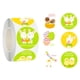 thumbnail image 2 of 500x pegatinas redondas de feliz Pascua, pegatinas para sobres, papelería para álbum de recortes, etiqueta hecha a mano DIY para fiesta, boda, regalo, estilo B Macarena Pegatinas de Pascua, 2 of 8