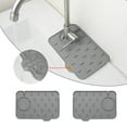 thumbnail image 2 of Advancent Aplicaciones amplias de gel de sílice y conveniente para la estera del grifo de silicona con pantalla para salpicaduras del fregadero Juegos de accesorios de baño Como se muestra, 2 of 6