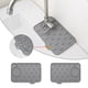 thumbnail image 2 of Inteprter Protección eficaz para la estera del grifo del silicón del fregadero de la cocina fácil de instalar y limpiar el gel de silicona Juegos de accesorios de baño blanco, 2 of 6