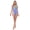 Multicolor, variant on Women's One Piece Swimdress Swimsuits Slimming Tummy Control Swim Dress With Detachable Skirt, Snowflake Red Plaid