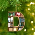 thumbnail image 4 of YOHAVEN Christmas Ornaments 26 Letters Acrylic Hanging Pendant Personalized Initial Xmas Tree Decorations DIY Hanging Decor for Porch Wall Door Party Home Decor, 4 of 6