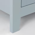thumbnail image 5 of Drawer Dresser Bar Cabinet,Buffet Sideboard With Retro Shell Handle, Solid Wood Frame Buffet Service Counter for Dining Room,living Room, Kitchen, 5 of 6